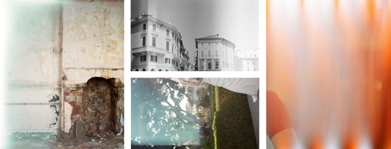 An example of light leaks on scanned images