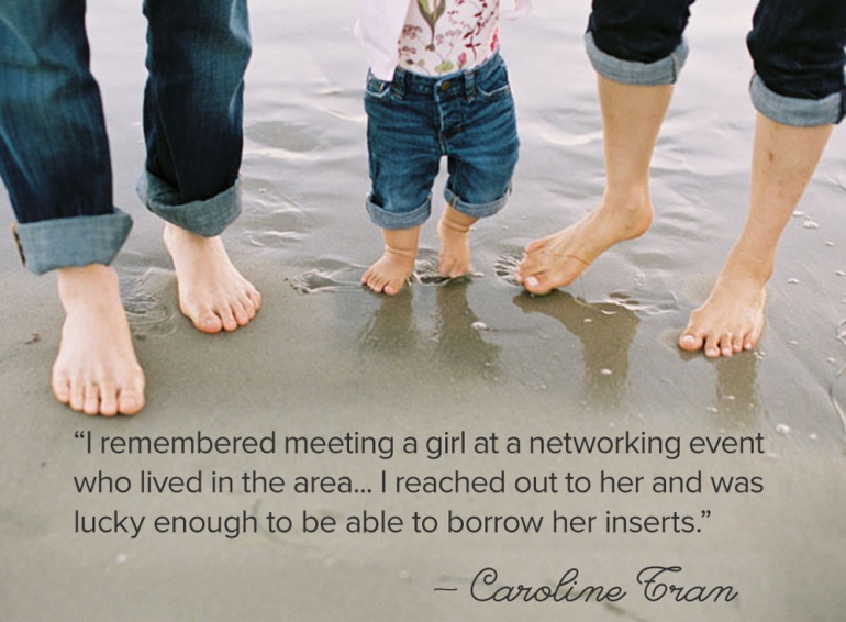 Networking quote by Caroline Tran