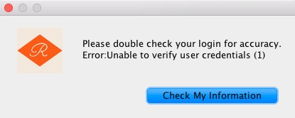 ROES Sample Error Message