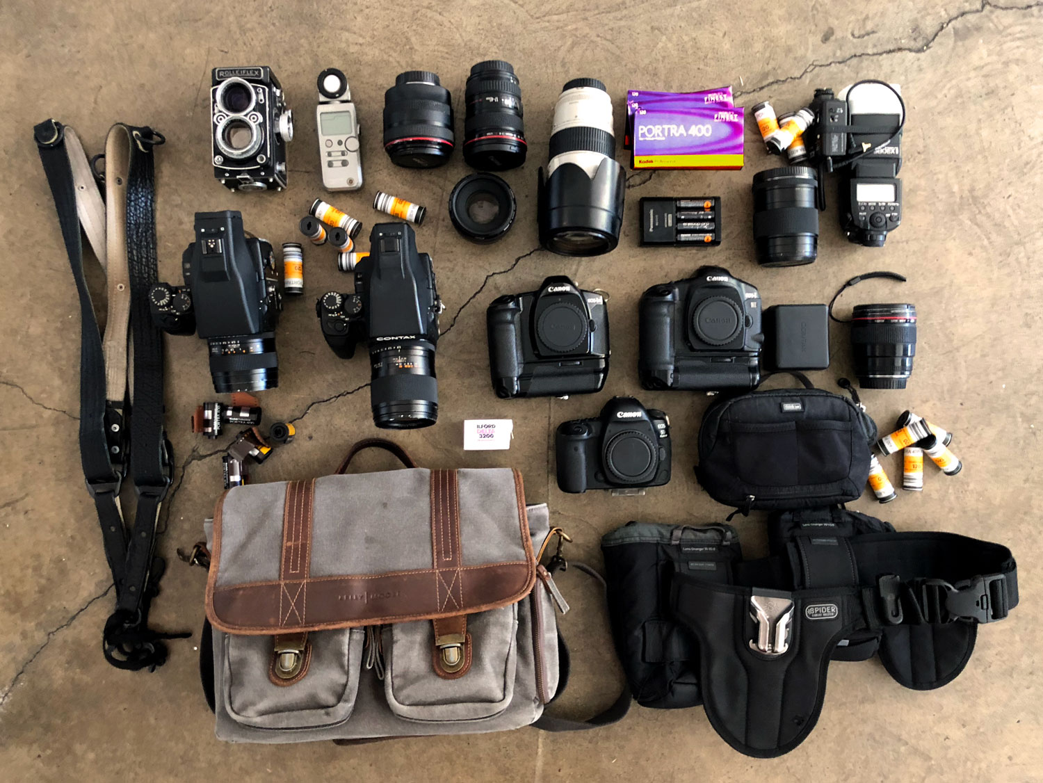 Braedon Flynn’s Camera Bag Contents
